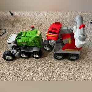 Matchbox STINKY The Garbage & Smokey the Truck Mattel toys set of 2